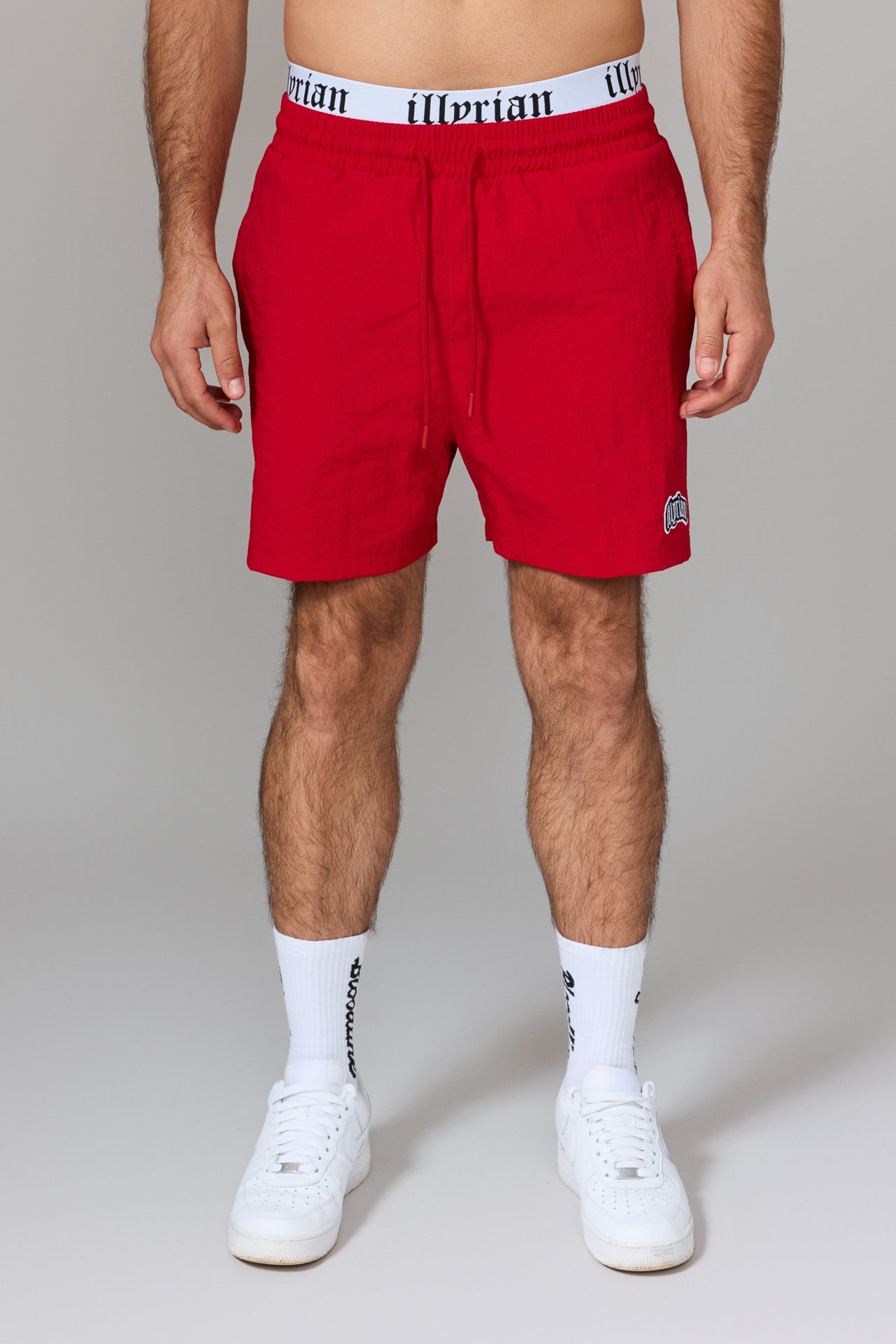 images Illyrian TM Nylon Swimshorts - Red - Image 1