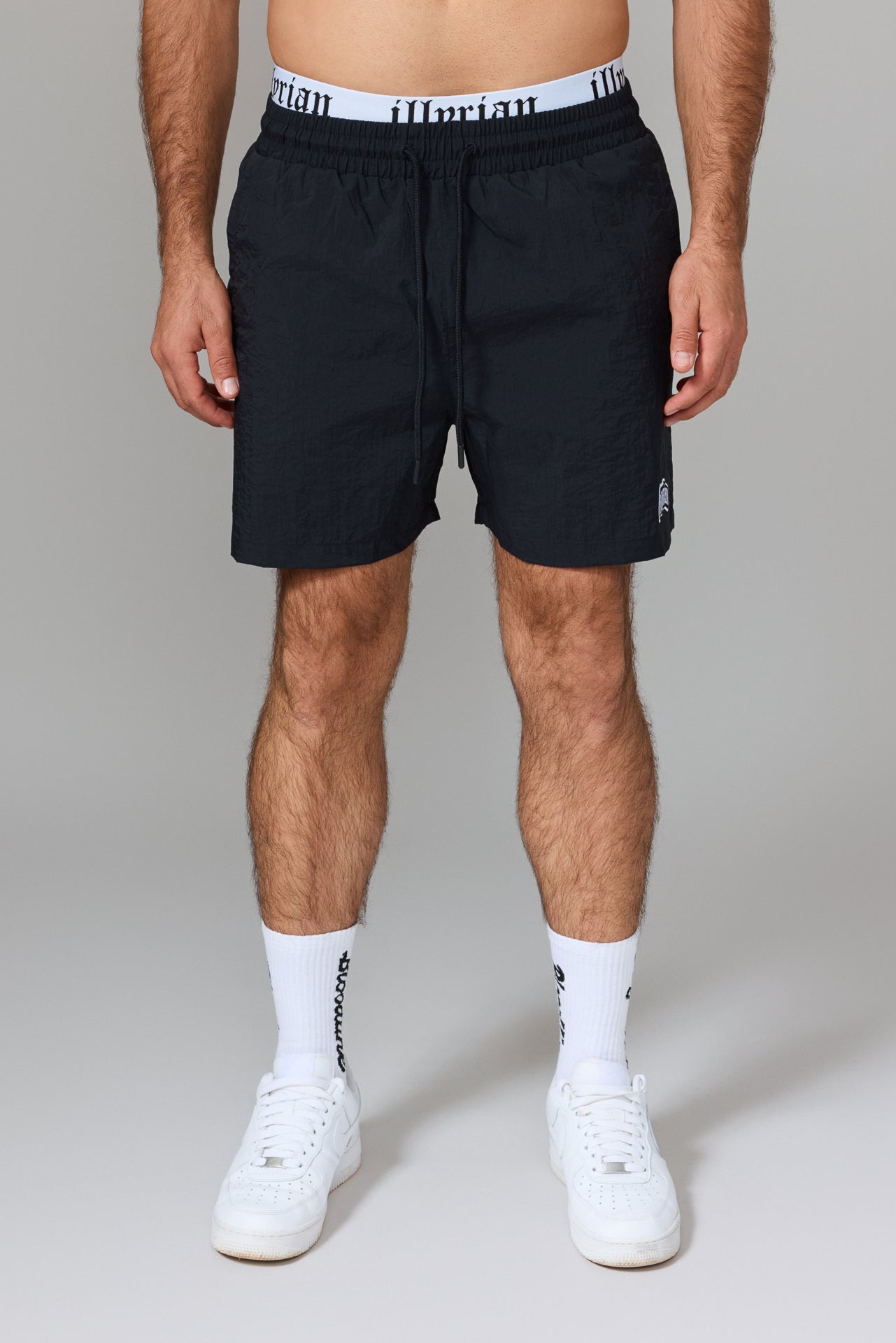 Illyrian TM Nylon Swimshorts - Black