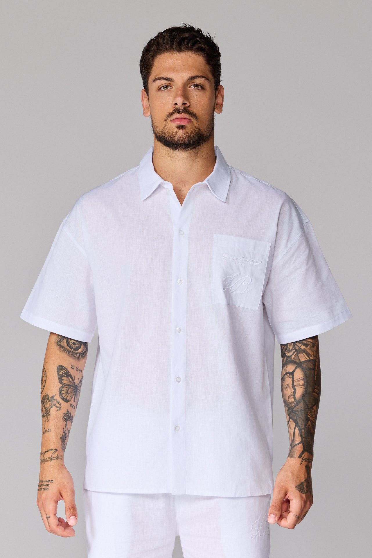 Men’s S26 Linen Shirt - White